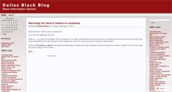 Desktop Screenshot of dallasblackblog.wordpress.com