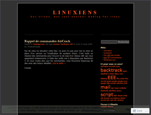 Tablet Screenshot of linuxiens.wordpress.com