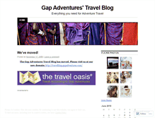 Tablet Screenshot of gapadventures.wordpress.com