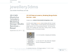 Tablet Screenshot of jewellery3dms.wordpress.com