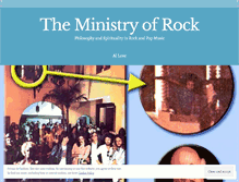 Tablet Screenshot of ministryofrock.wordpress.com