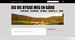 Desktop Screenshot of jegvilbyggemegengard.wordpress.com