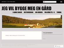 Tablet Screenshot of jegvilbyggemegengard.wordpress.com