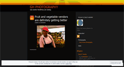 Desktop Screenshot of ghphotography.wordpress.com