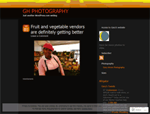 Tablet Screenshot of ghphotography.wordpress.com