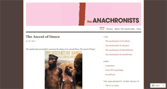 Desktop Screenshot of anachronists.wordpress.com