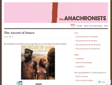 Tablet Screenshot of anachronists.wordpress.com