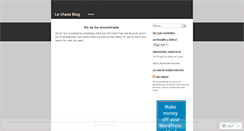 Desktop Screenshot of elchaos.wordpress.com