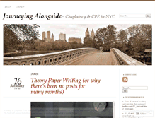 Tablet Screenshot of journeyingalongside.wordpress.com