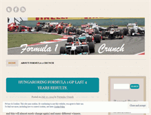 Tablet Screenshot of formula1crunch.wordpress.com