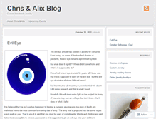 Tablet Screenshot of chrisalix.wordpress.com