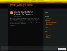 Tablet Screenshot of markmwood.wordpress.com