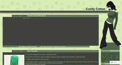 Desktop Screenshot of comfycotton.wordpress.com