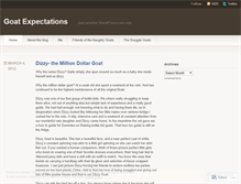 Tablet Screenshot of goatexpectations.wordpress.com