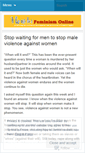 Mobile Screenshot of feminismonline.wordpress.com