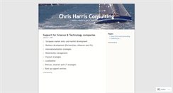 Desktop Screenshot of chrisharrisconsulting.wordpress.com