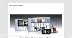 Desktop Screenshot of myitunesaccount.wordpress.com