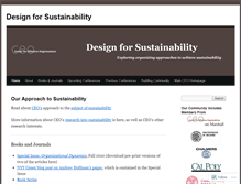 Tablet Screenshot of designsustainability.wordpress.com