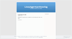 Desktop Screenshot of lizzyjohn.wordpress.com