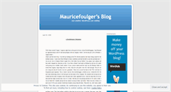 Desktop Screenshot of mauricefoulger.wordpress.com