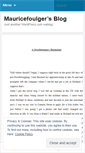 Mobile Screenshot of mauricefoulger.wordpress.com