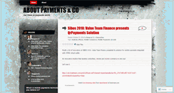 Desktop Screenshot of aboutpayments.wordpress.com
