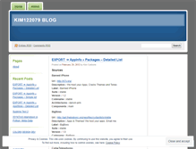Tablet Screenshot of kim122079.wordpress.com