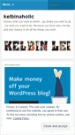 Mobile Screenshot of kelbinaholic.wordpress.com