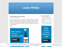 Tablet Screenshot of louisephillips.wordpress.com