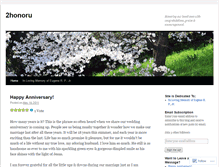 Tablet Screenshot of 2honoru.wordpress.com