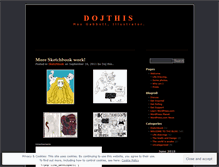 Tablet Screenshot of dojthis.wordpress.com