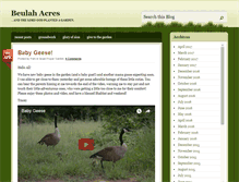 Tablet Screenshot of beulahacres.wordpress.com