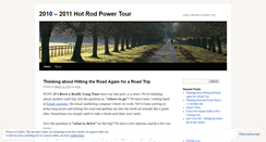 Desktop Screenshot of hotrodpowertour.wordpress.com