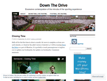 Tablet Screenshot of downthedrive.wordpress.com