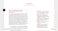 Desktop Screenshot of nomadologies.wordpress.com