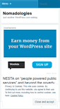 Mobile Screenshot of nomadologies.wordpress.com