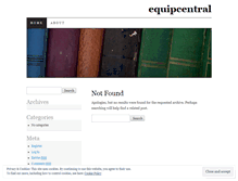 Tablet Screenshot of equipcentral.wordpress.com