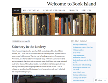 Tablet Screenshot of bookisland.wordpress.com