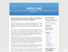 Tablet Screenshot of homealonewithdad.wordpress.com