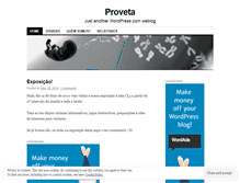 Tablet Screenshot of ofundodaproveta.wordpress.com