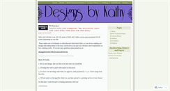 Desktop Screenshot of designsbykathy.wordpress.com