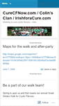 Mobile Screenshot of curecfnow.wordpress.com