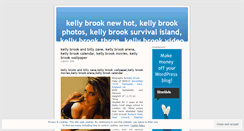 Desktop Screenshot of kellybrookbiography.wordpress.com