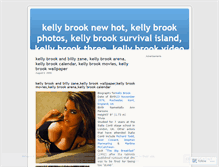 Tablet Screenshot of kellybrookbiography.wordpress.com