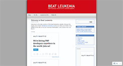 Desktop Screenshot of beatleukemiasve.wordpress.com