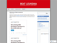 Tablet Screenshot of beatleukemiasve.wordpress.com