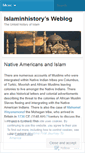 Mobile Screenshot of islaminhistory.wordpress.com