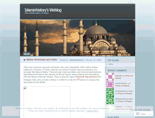 Tablet Screenshot of islaminhistory.wordpress.com
