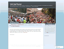Tablet Screenshot of irishdeafrunner.wordpress.com