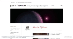 Desktop Screenshot of planetliterature.wordpress.com